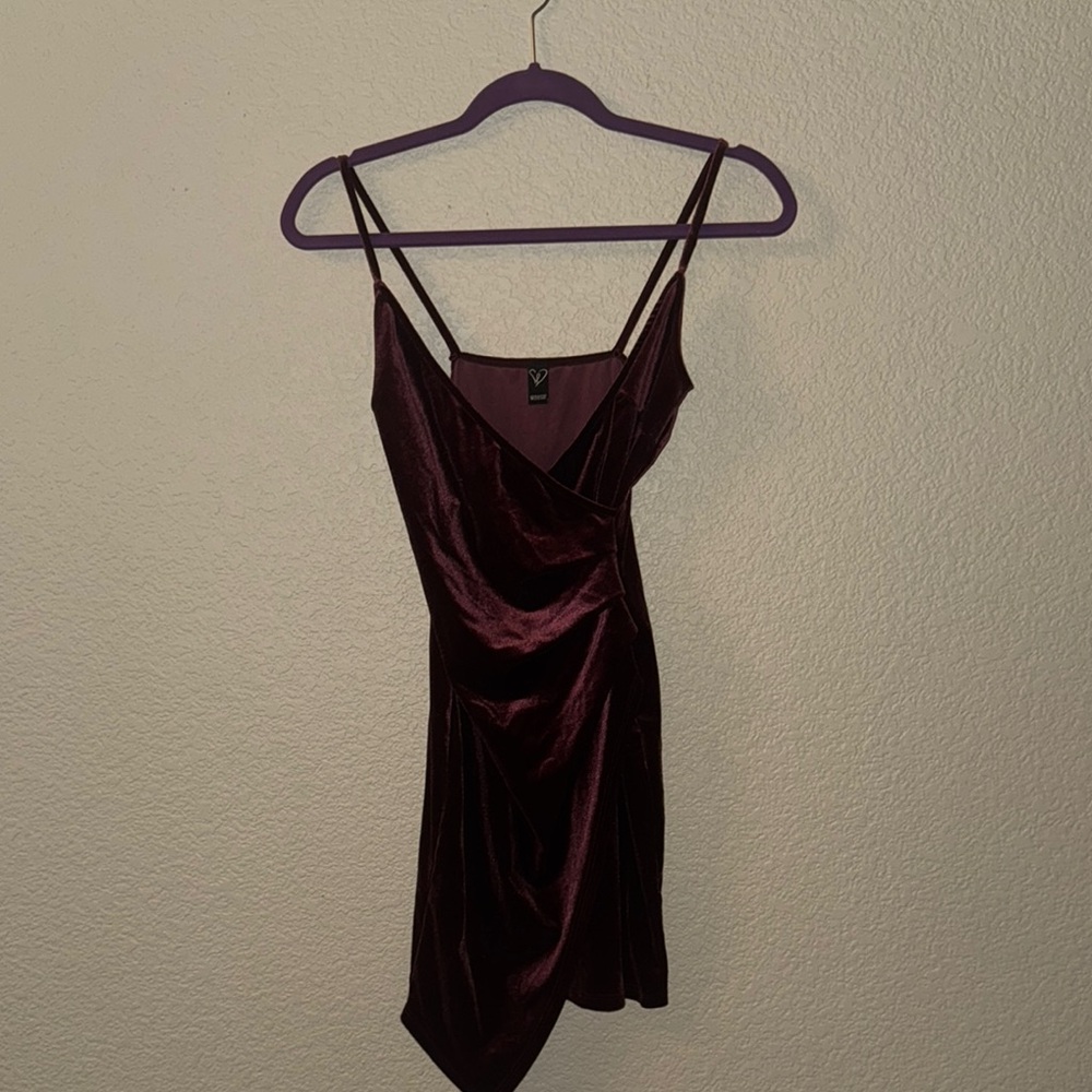 Windsor Deep Red Velvet Dress